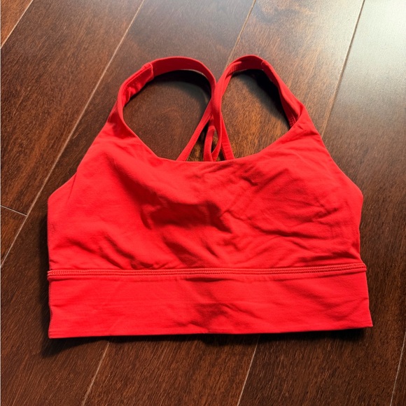Lululemon Athletica Vibrant Red Sports Bra - Picture 1 of 3